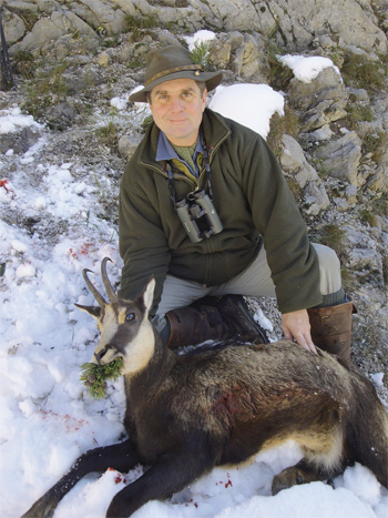 Hunting chamois in the Austrian Tyrol