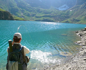 Fishing in the Pyrenees