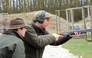 Clay pigeon shooting in the off season