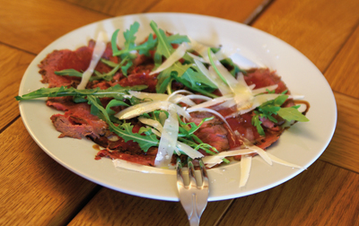 Carpaccio of beef
