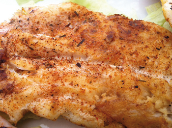 BLACKENED FISH, CREOLE-STYLE