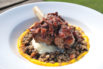 Slow-Braised Venison Shanks