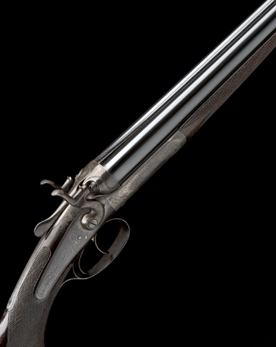 Payne Gallwey .410 double-barrelled hammer gun in Holt's 21st June 2012 auction
